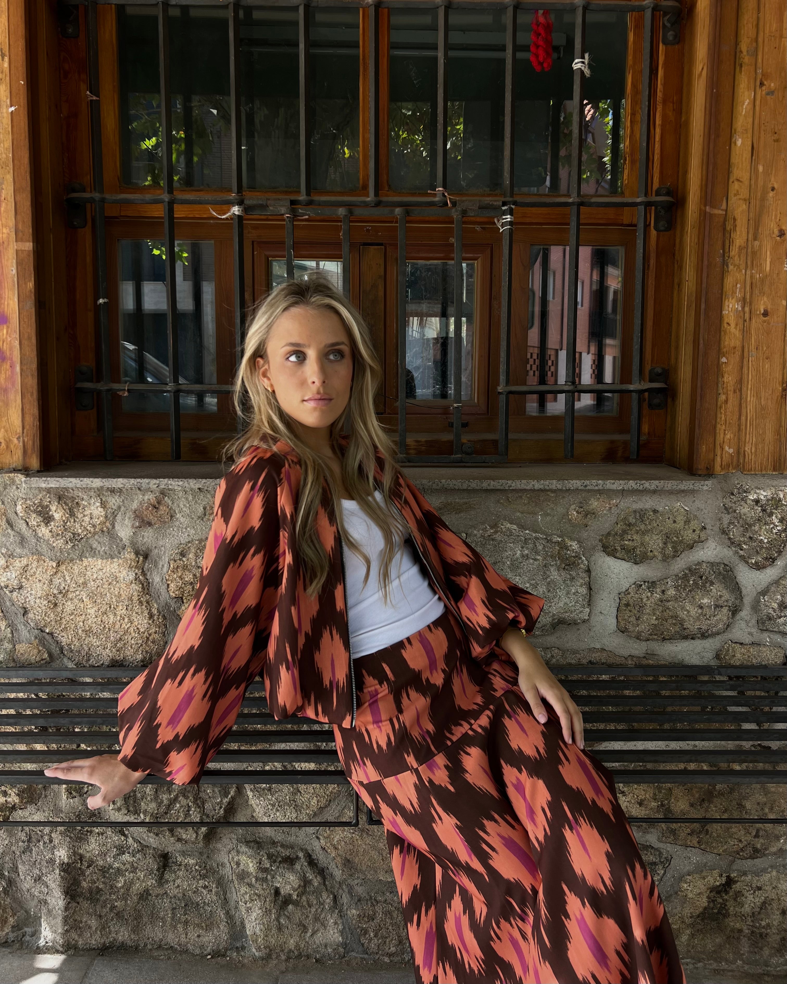 FALDAS ROMBOS MARRÓN - ONCE28