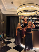 FALDA LENTEJUELAS ANTRACITA