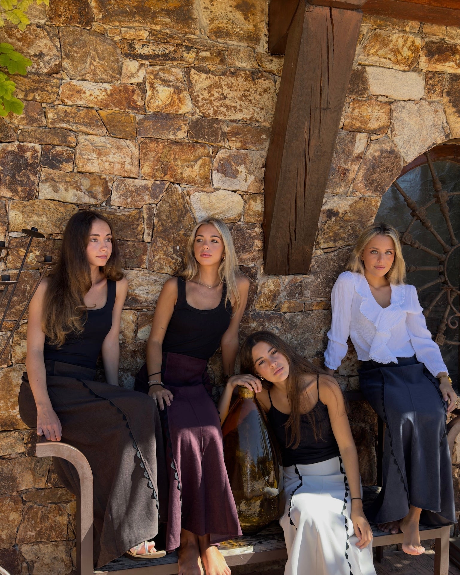 FALDA ONDULINAS GRIS