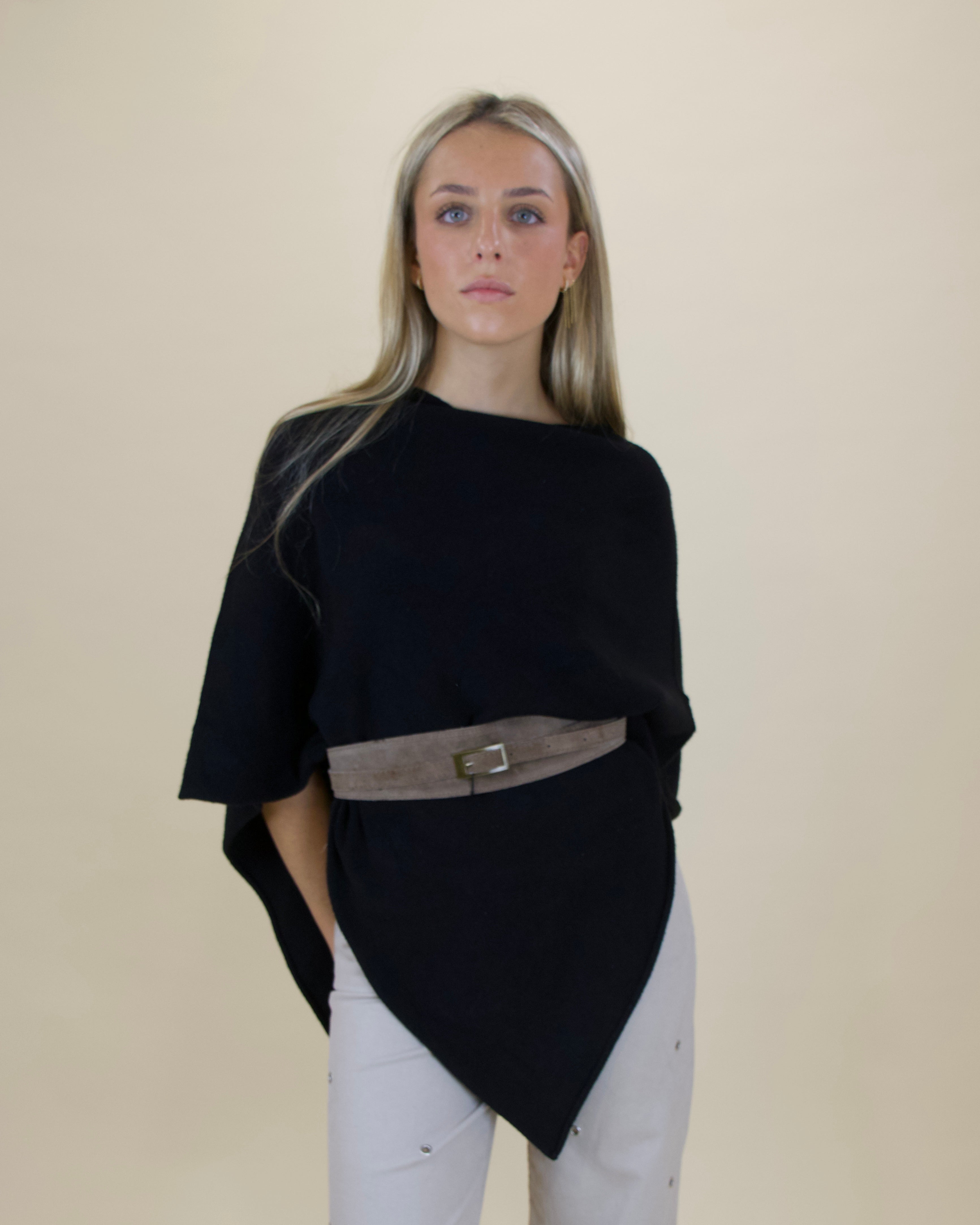 CINTURÓN HEBILLA TAUPE - ONCE28