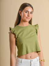 CAMISETA VOLANTES VERDE - ONCE28