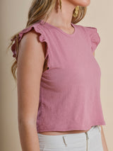 CAMISETA VOLANTES ROSA - ONCE28