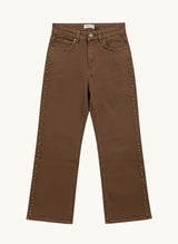 PANTALÓN MARRÓN TACHAS BRONCE  - ONCE28