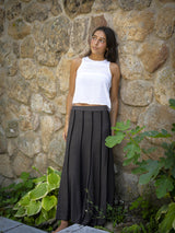 FALDA MIKONOS MARRÓN