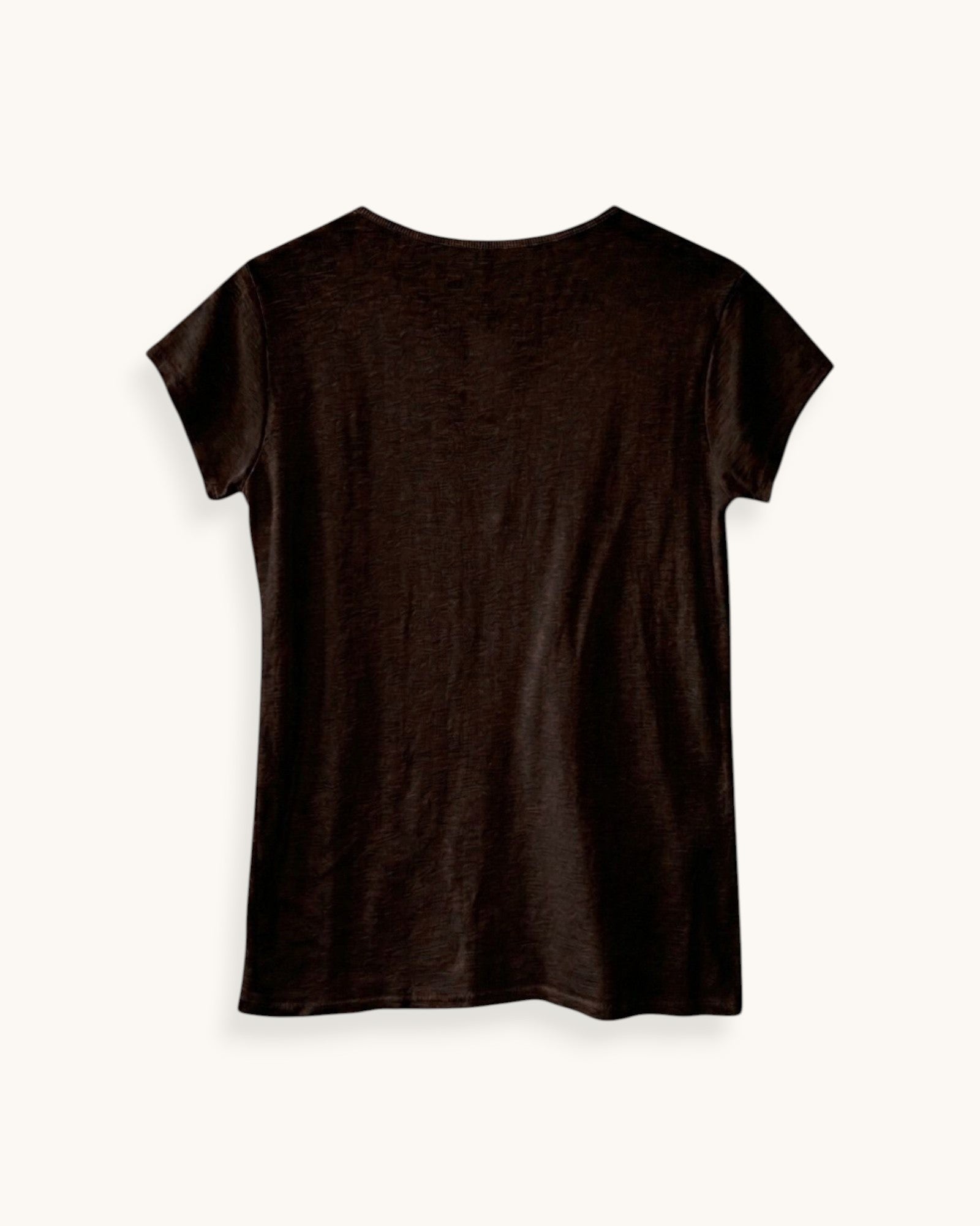 CAMISETA MARRÓN BOTONES - ONCE28