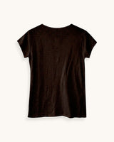 CAMISETA MARRÓN BOTONES - ONCE28