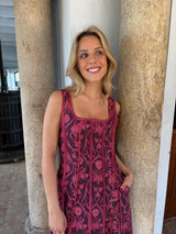 VESTIDO COSTURAS FLORES - ONCE28