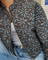 BOMBER FLOR AZUL - ONCE28