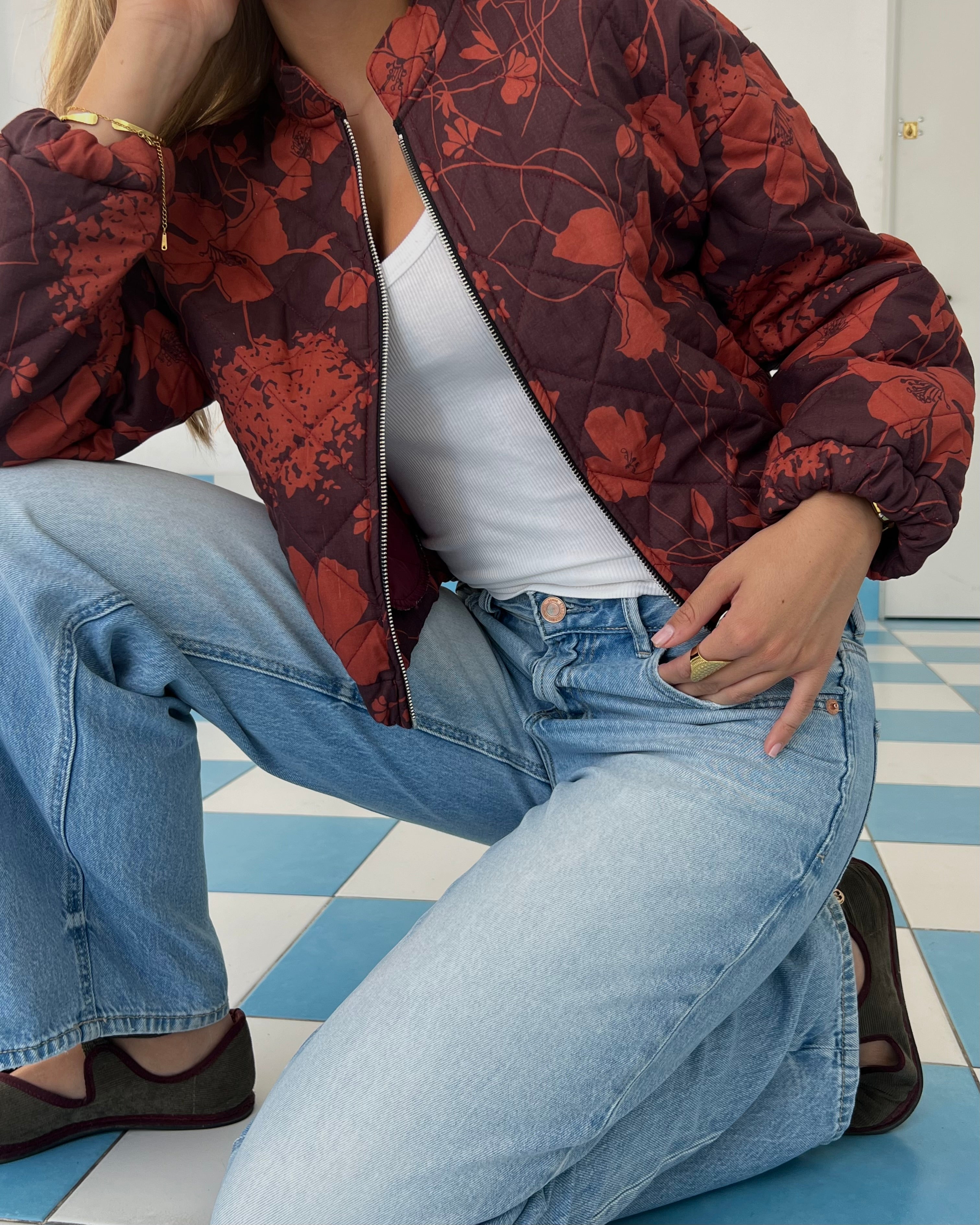 BOMBER FLOR NARANJA - ONCE28