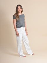 TOP HOMBROS GRIS