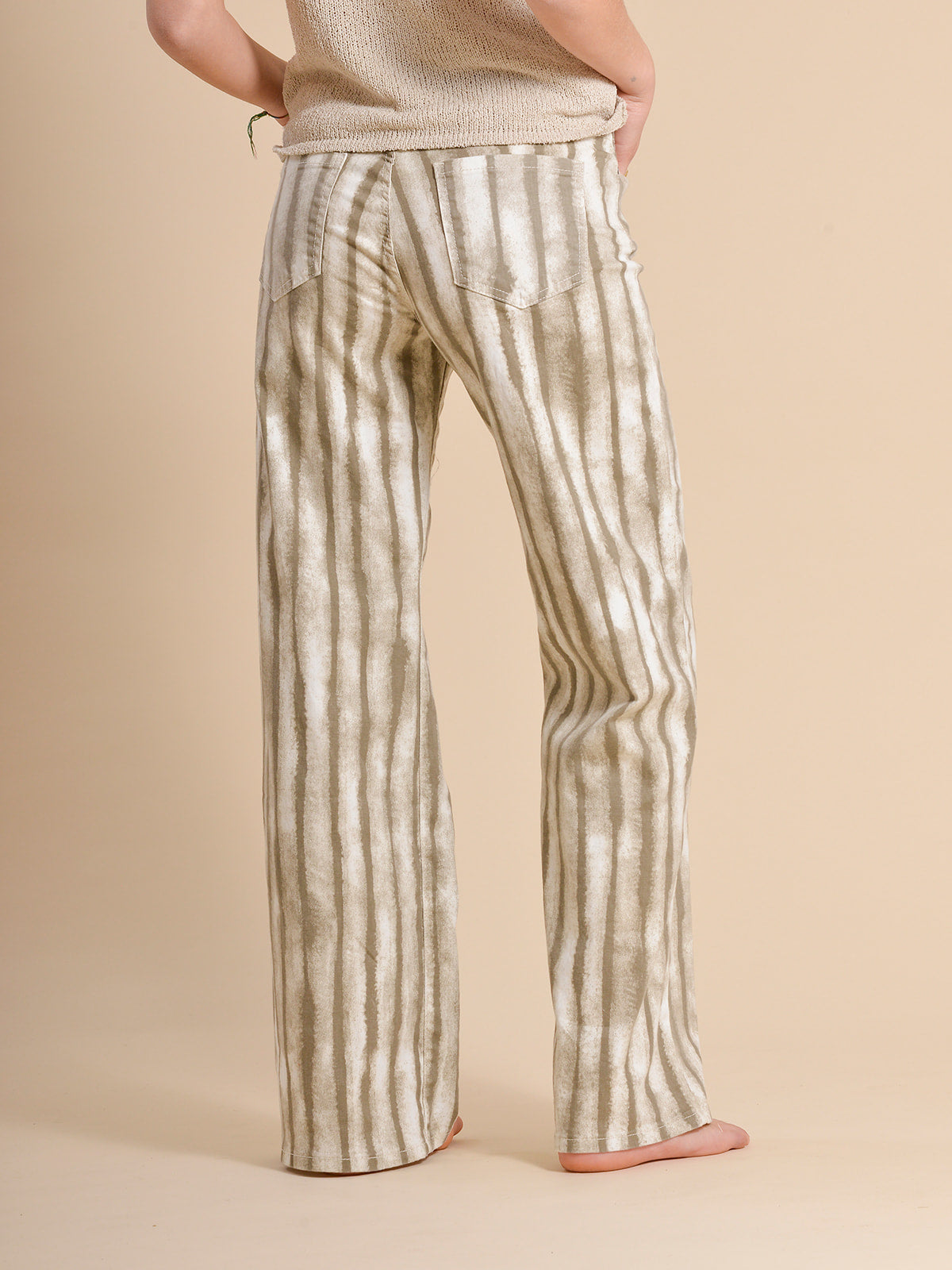 PANTALÓN RAYAS MARRÓN
