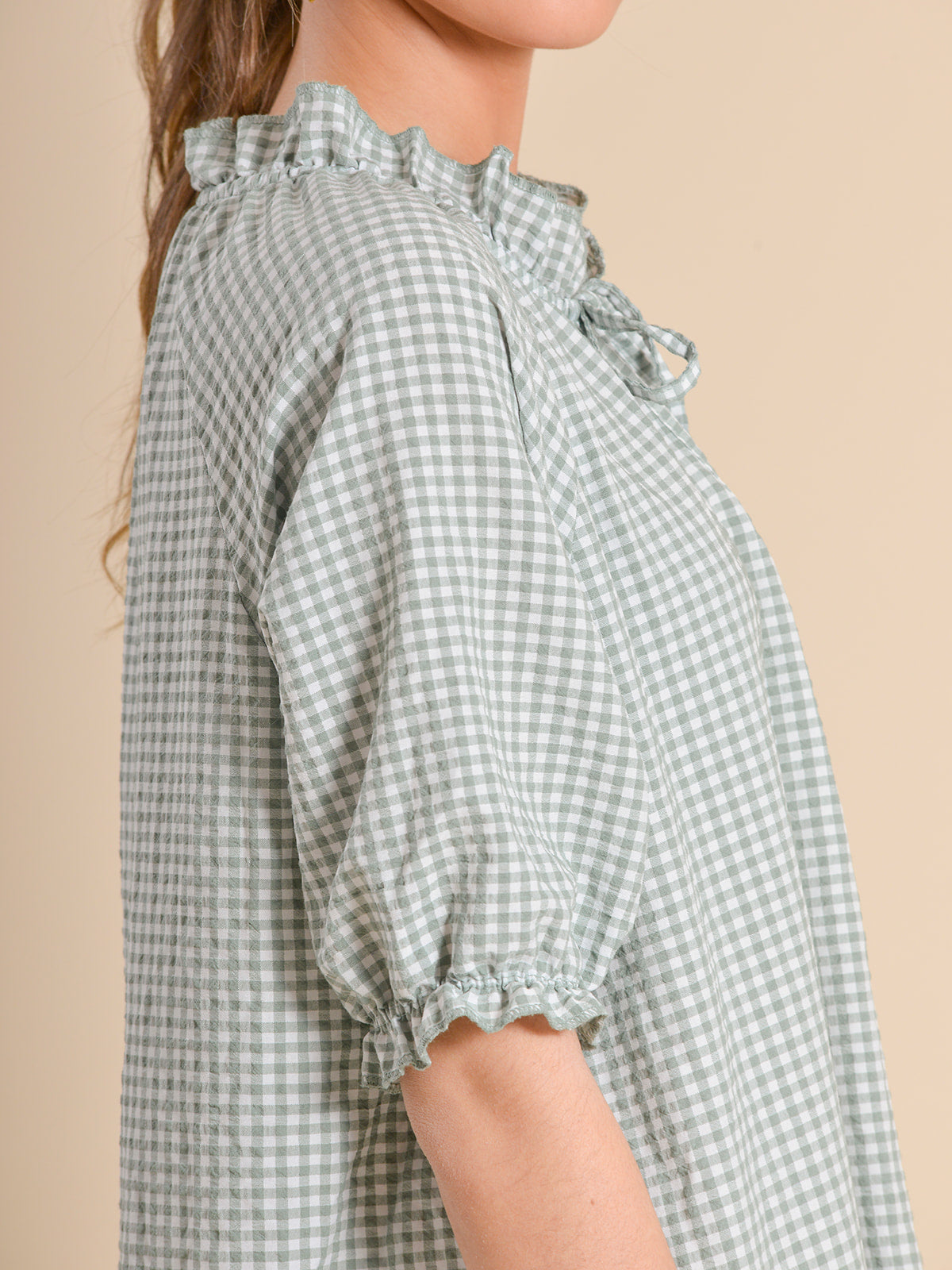 VESTIDO VICHY VERDE