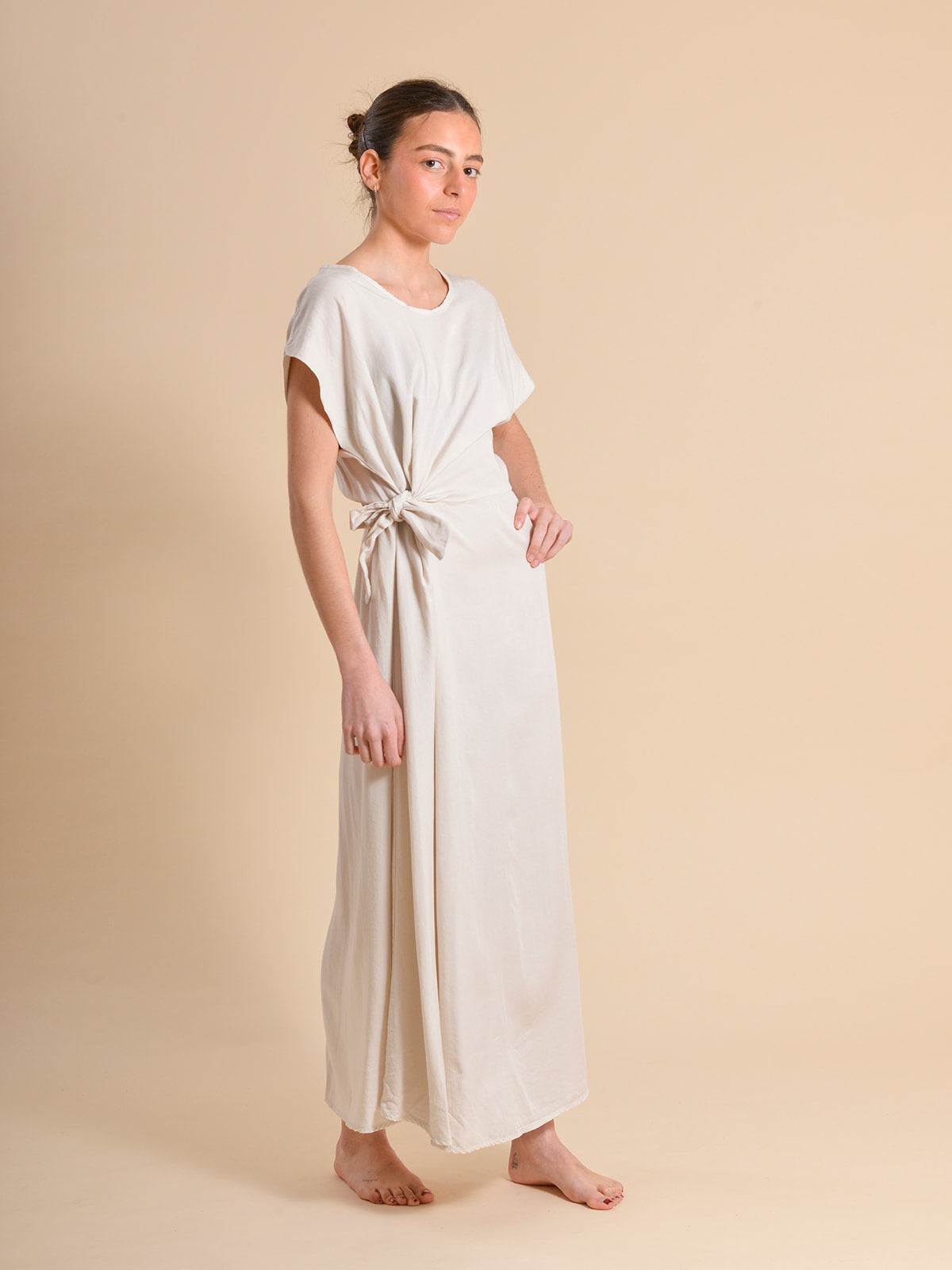 VESTIDO NUDO LATERAL