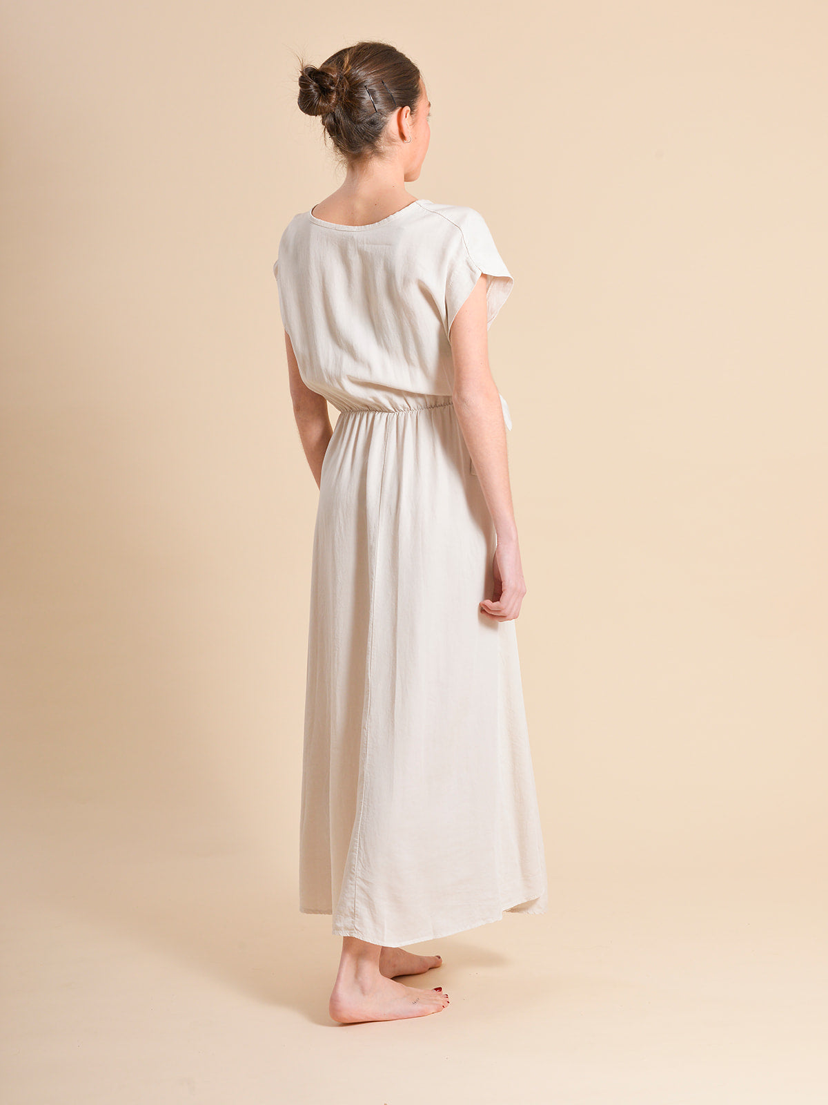 VESTIDO NUDO LATERAL