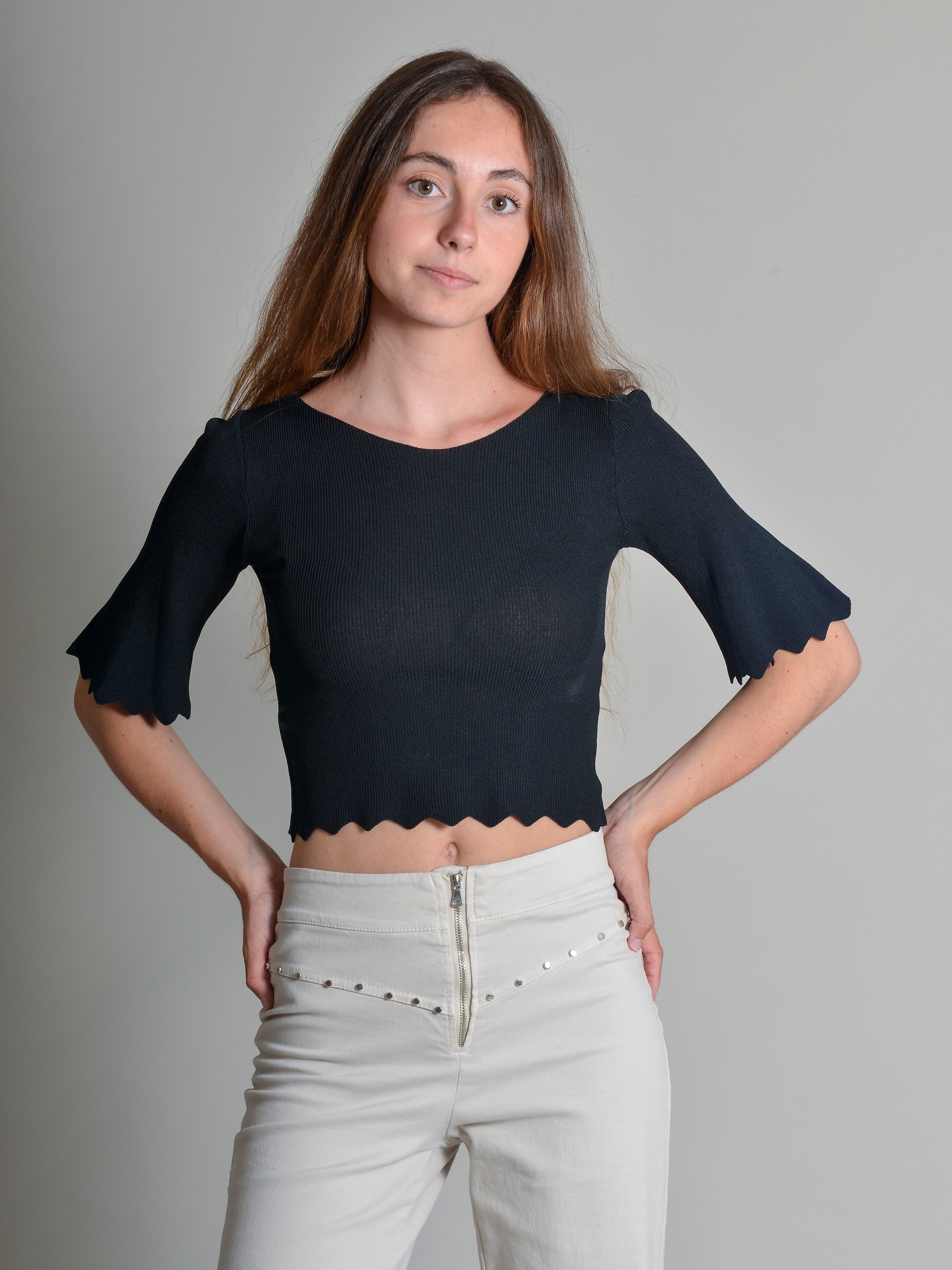 CAMISETA ONDAS NEGRA