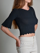 CAMISETA ONDAS NEGRA