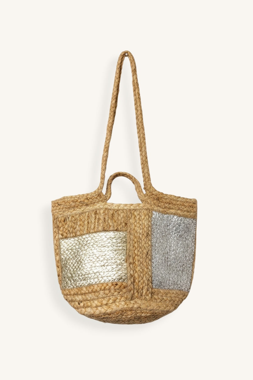BOLSO YUTE DORADO - ONCE28
