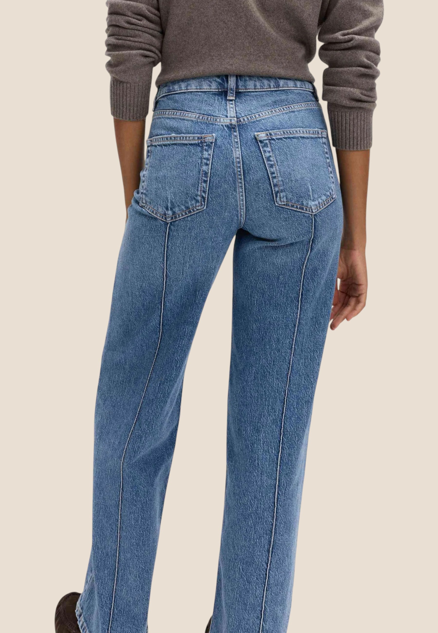 PANTALÓN VAQUERO COSTURA - ONCE28