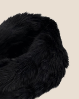 CUELLO PELO CONEJO NEGRO