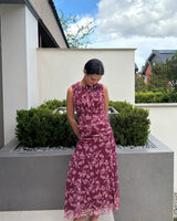 VESTIDO TUL ROSA - ONCE28