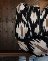 BOMBER ROMBOS NEGRA - ONCE28