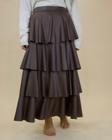 FALDA VOLANTES EFECTO PIEL - ONCE28