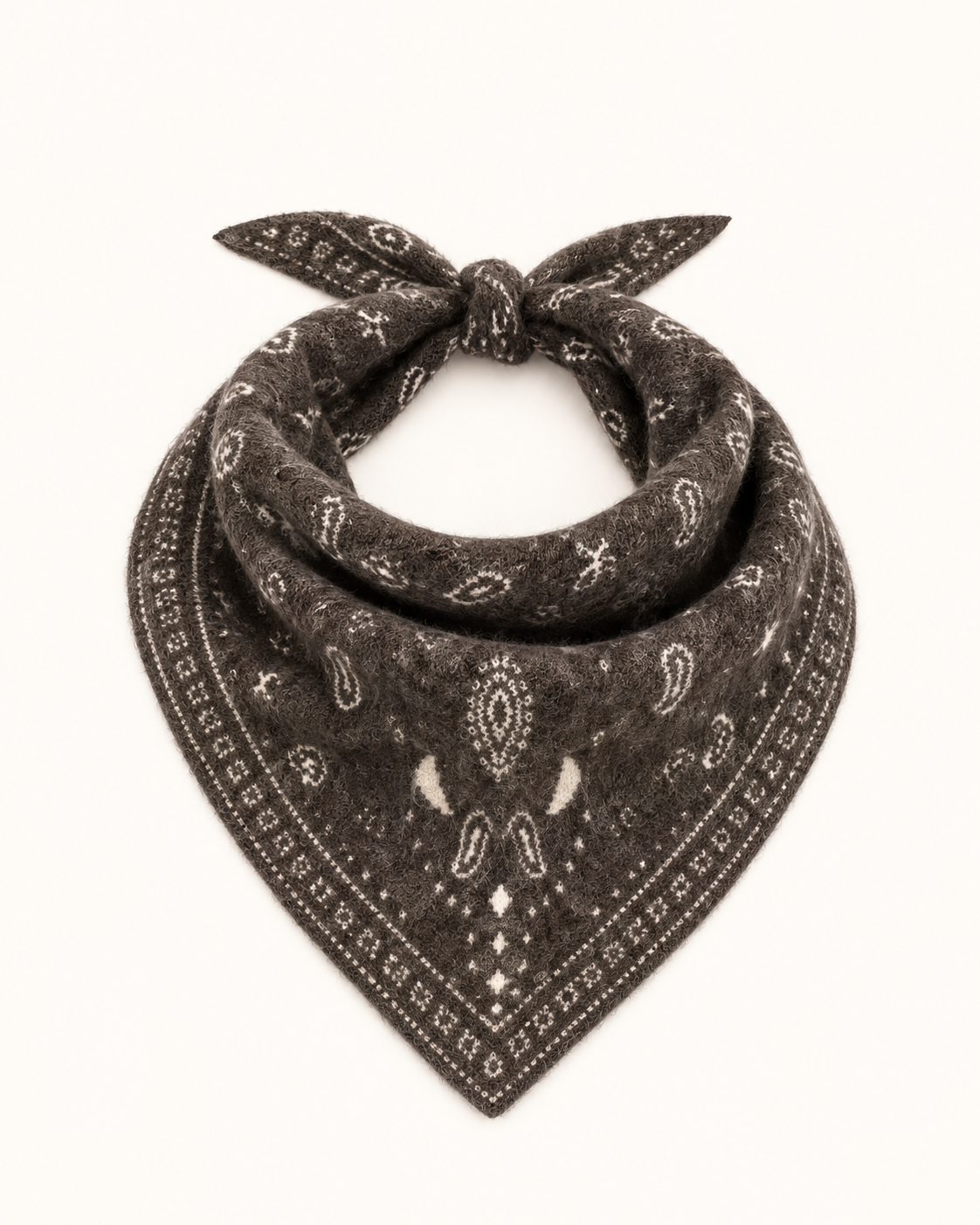 BANDANA PUNTO AMEBAS MARRÓN