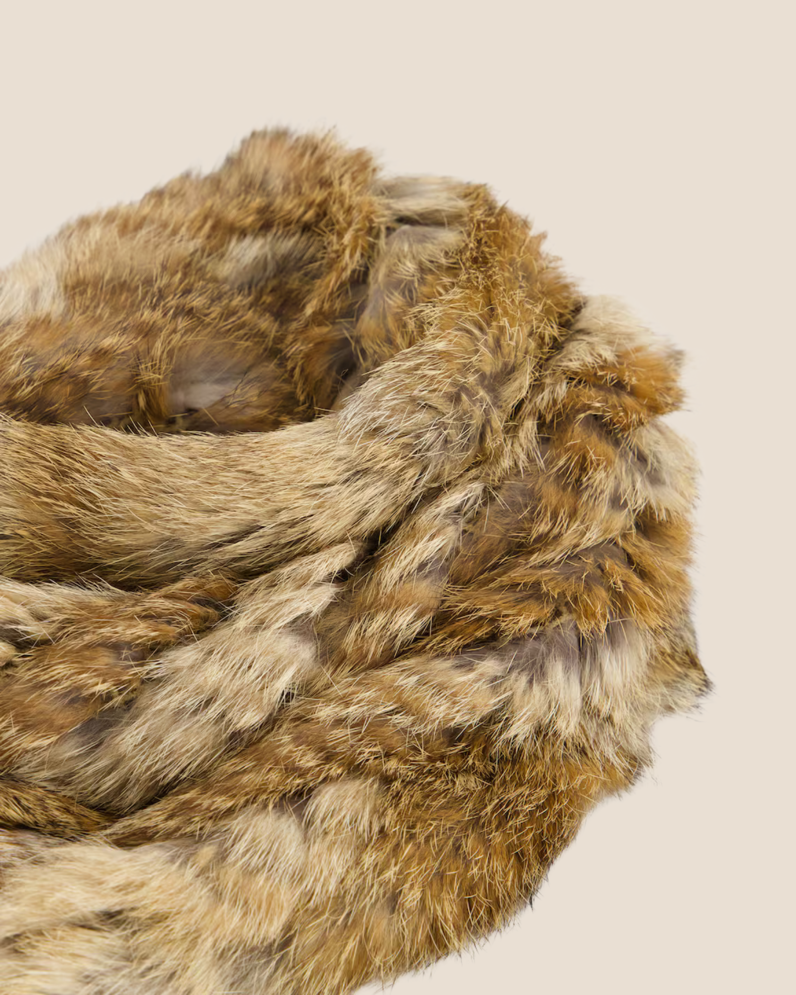 CUELLO PELO CONEJO NATURAL