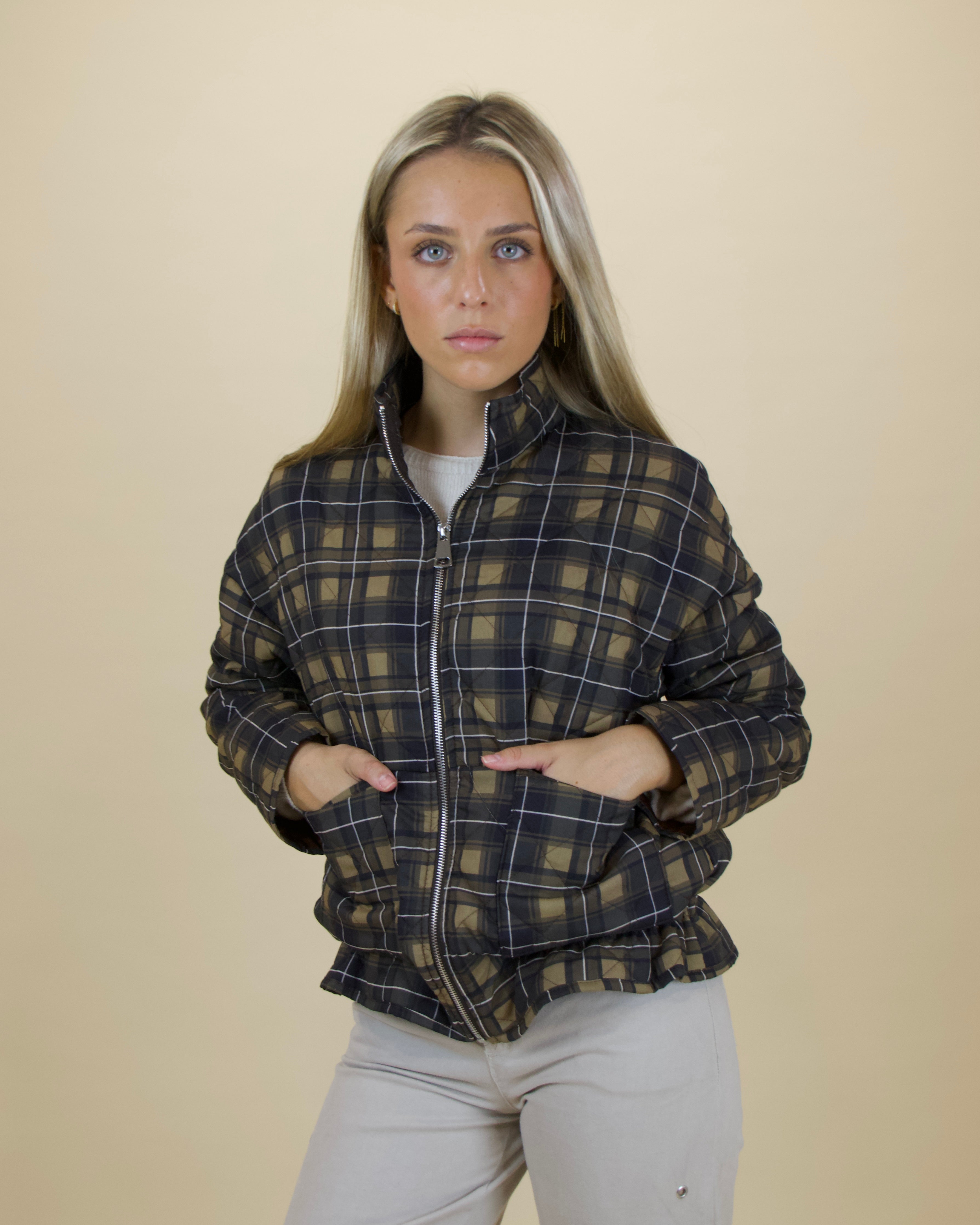 CHAQUETA CUADROS - ONCE28