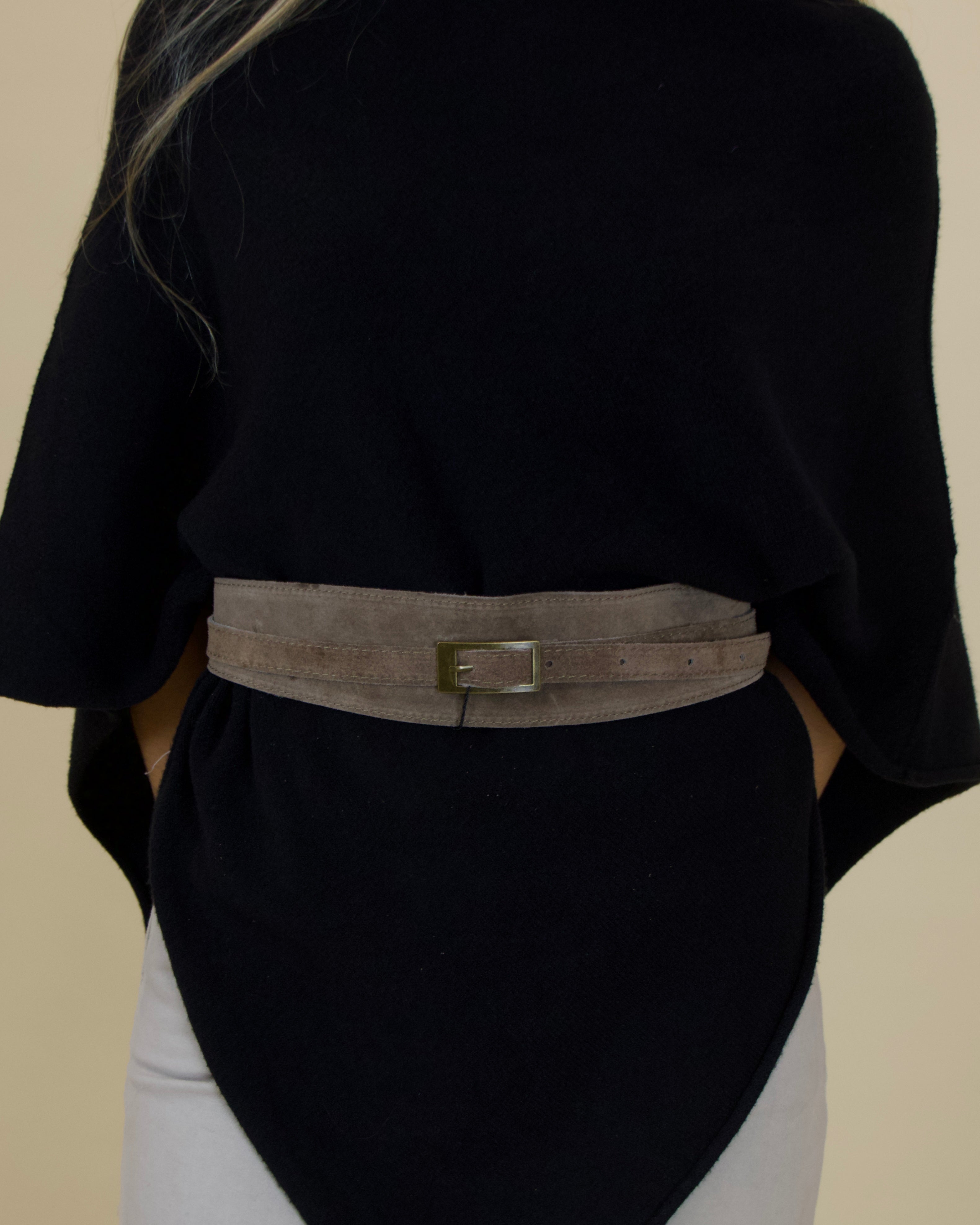 CINTURÓN HEBILLA TAUPE - ONCE28