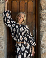 FALDAS ROMBOS NEGRA - ONCE28