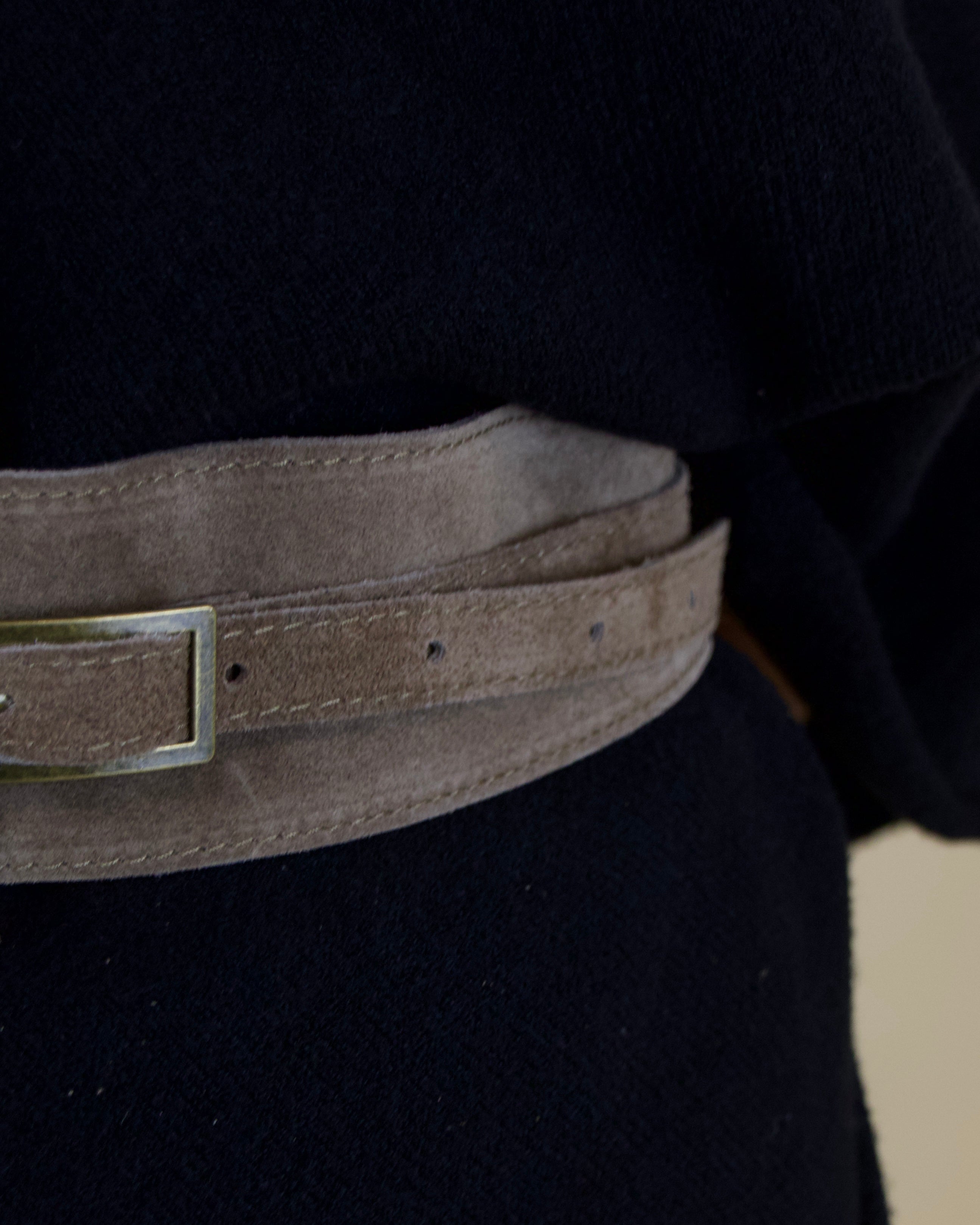 CINTURÓN HEBILLA TAUPE - ONCE28