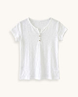 CAMISETA BLANCA BOTONES - ONCE28