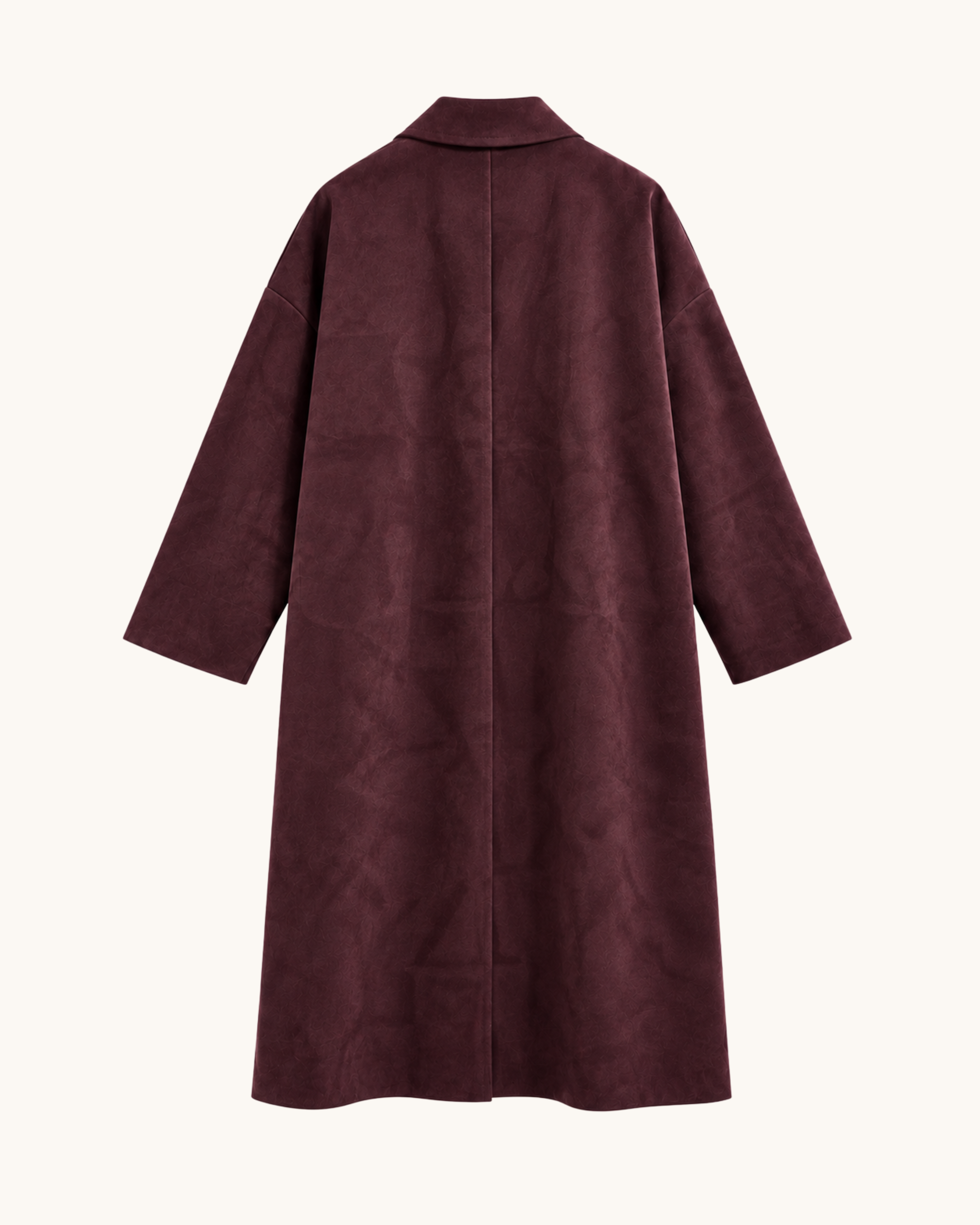 CHAQUETA LARGA EFECTO ANTE AÇAI