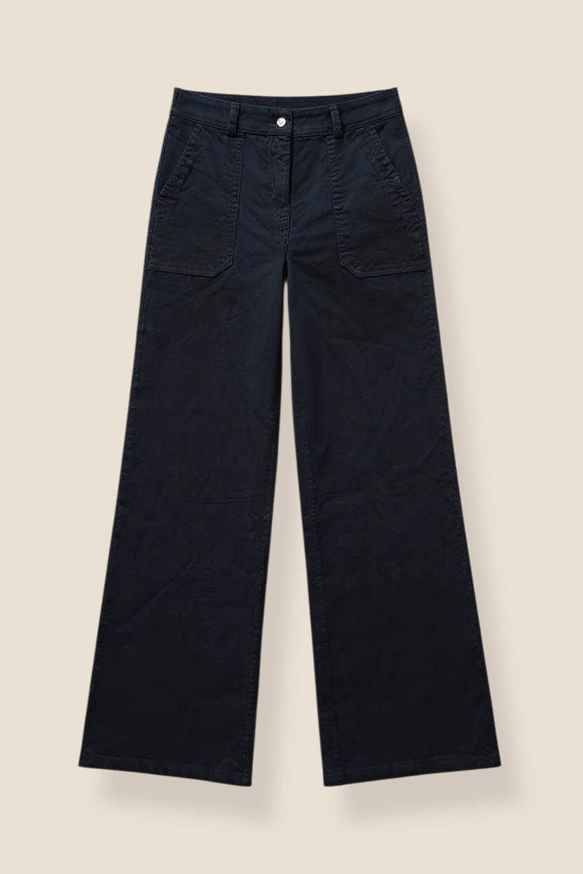 PANTALÓN RECTO MICROPANA GRIS - ONCE28