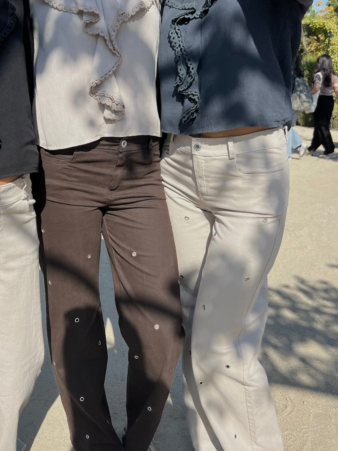 PANTALÓN TACHAS MARRÓN - ONCE28
