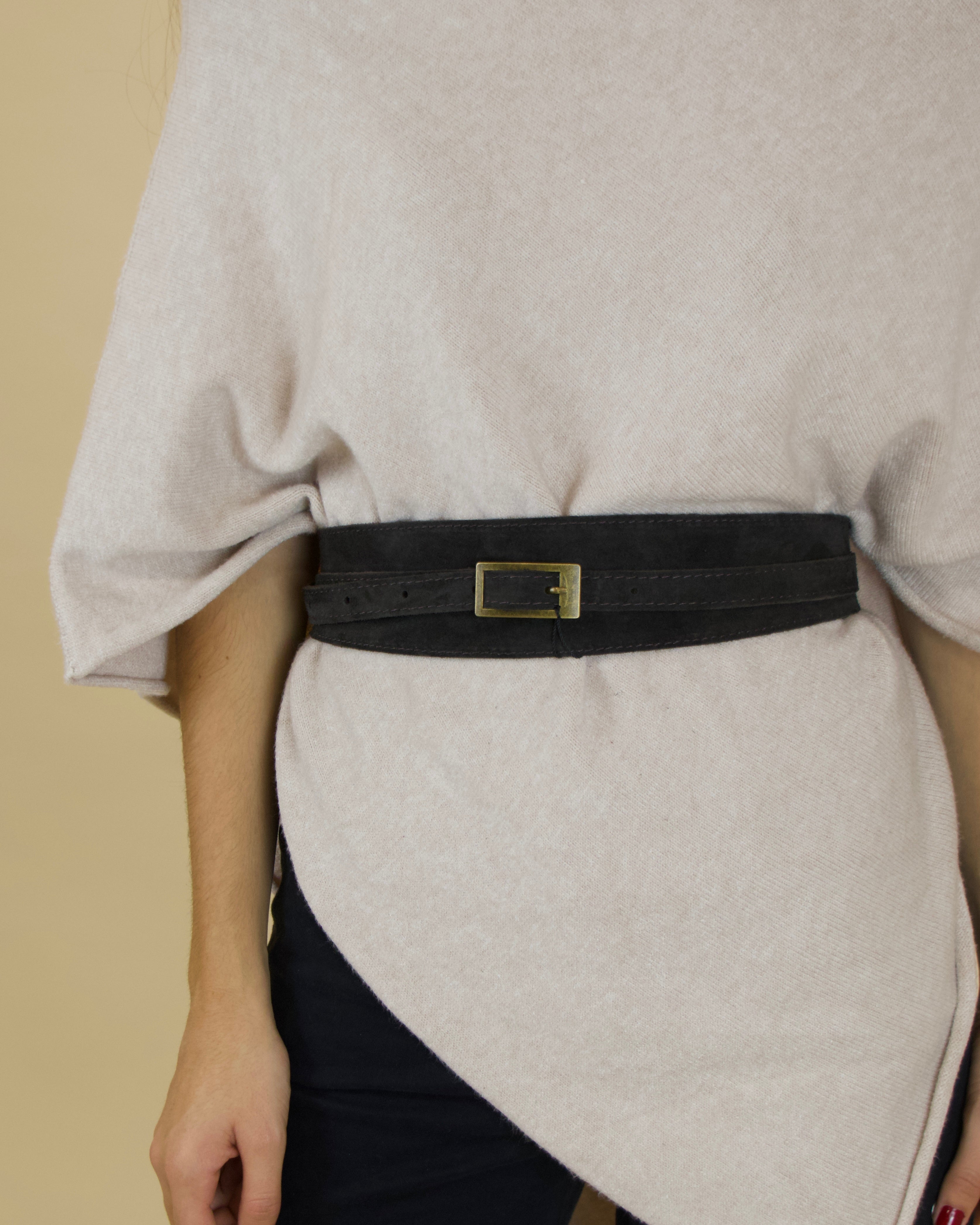 CINTURÓN HEBILLA NEGRO - ONCE28