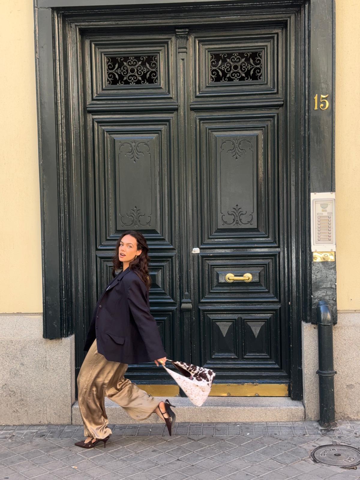 PANTALÓN BOMBACHO CHAMPAGNE - ONCE28