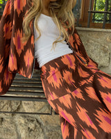 FALDAS ROMBOS MARRÓN - ONCE28