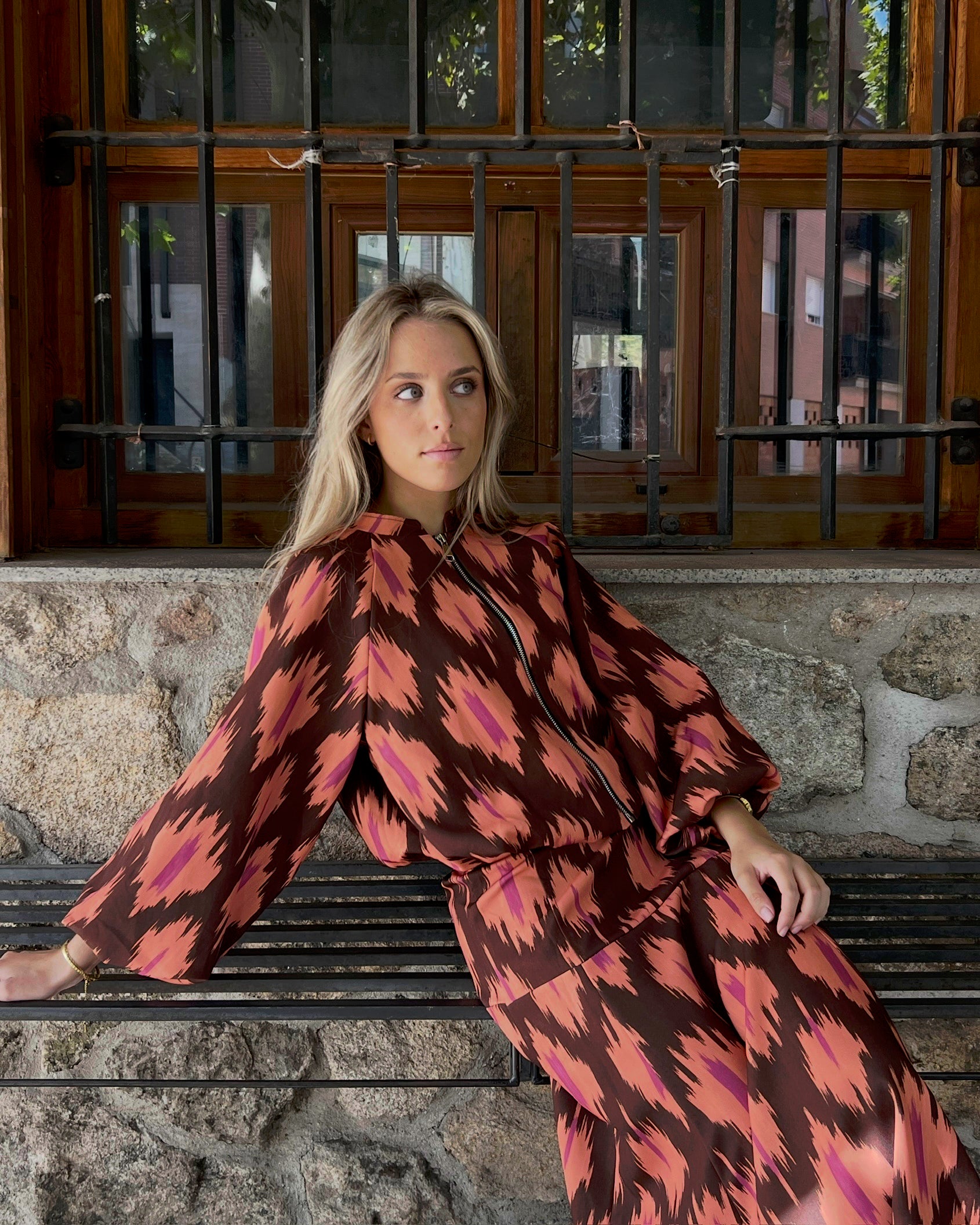 FALDAS ROMBOS MARRÓN - ONCE28