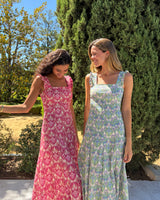 VESTIDO FLORES AZUL - ONCE28