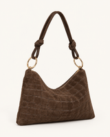 BOLSO HOBO ANTE MARRÓN