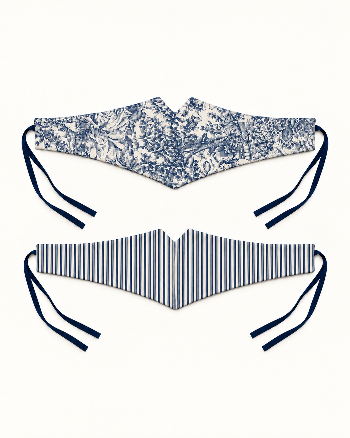 FAJÍN ESTAMPADO TOILE DE JOUY AZUL