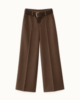 PANTALÓN COSTURA ELÁSTICO MARRÓN