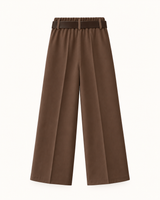 PANTALÓN COSTURA ELÁSTICO MARRÓN