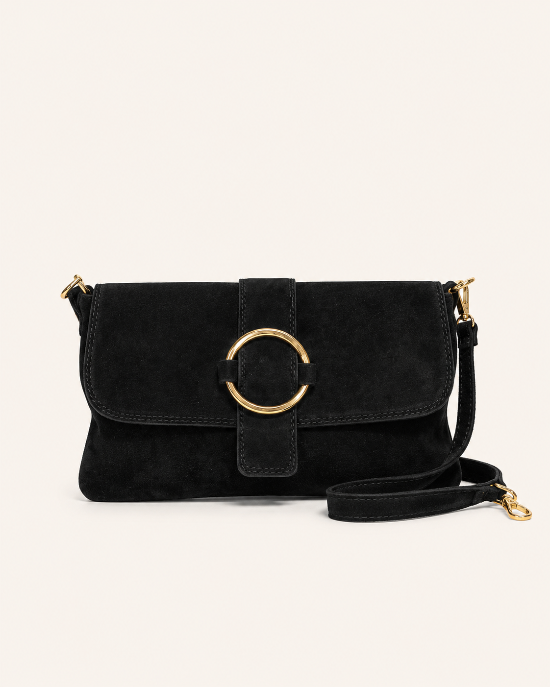 BANDOLERA HEBILLA ANTE NEGRO