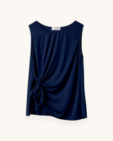 TOP NUDO LATERAL AZUL - ONCE28