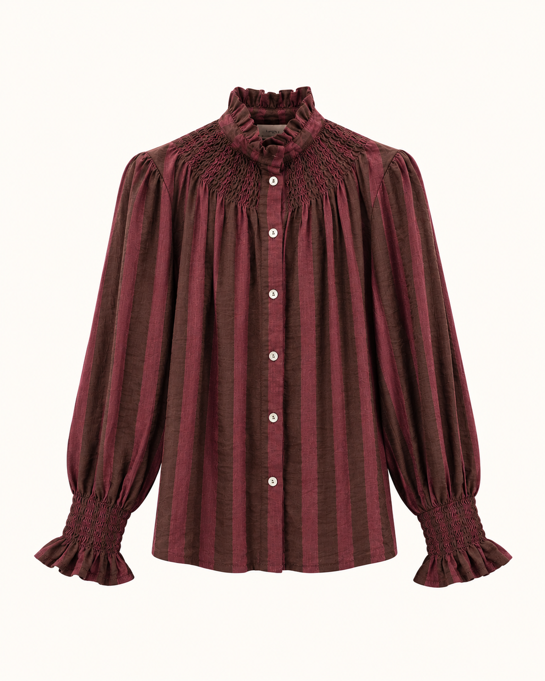 CAMISA RAYAS FRAMBUESA