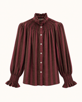 CAMISA RAYAS FRAMBUESA