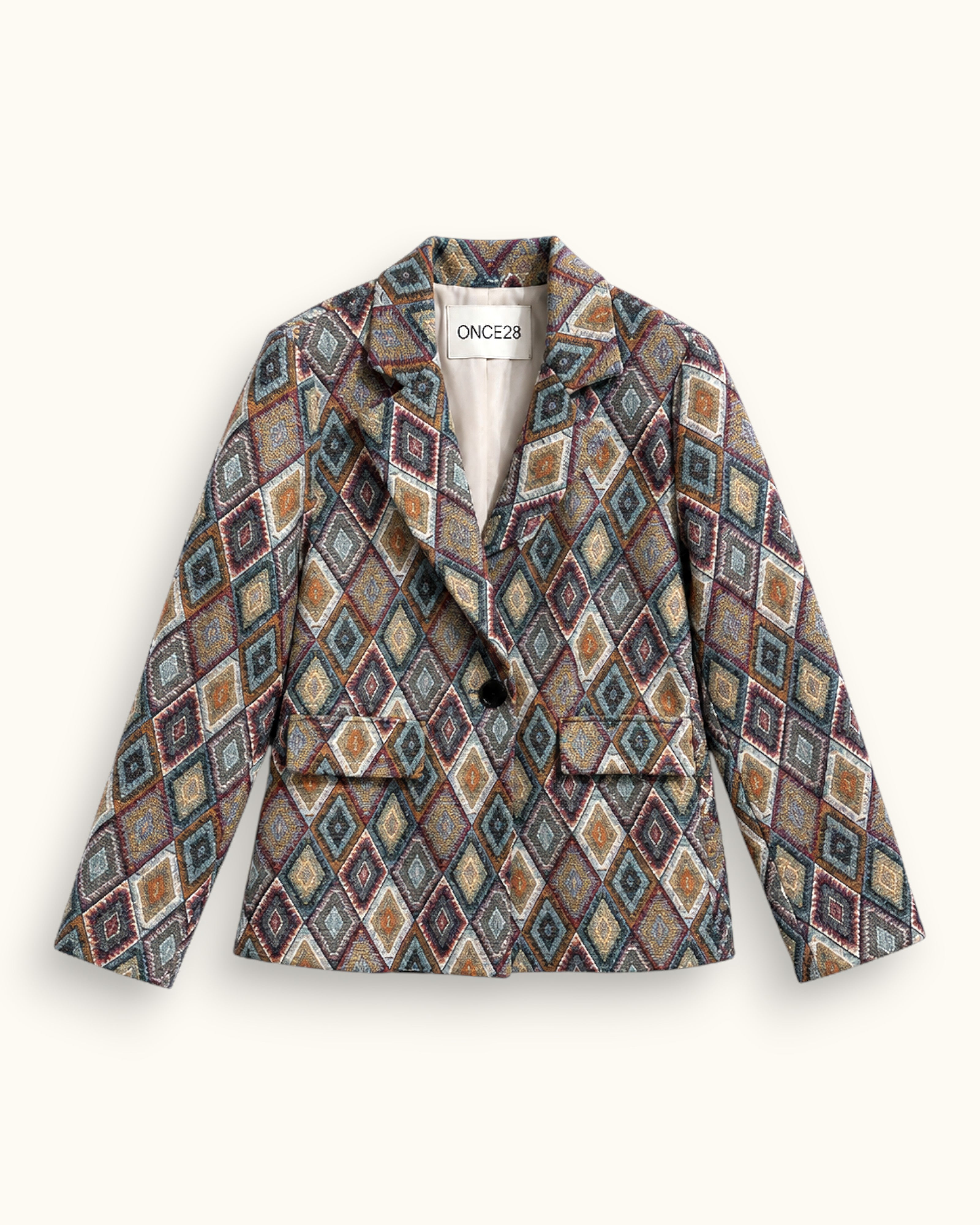 BLAZER TAPICERÍA ROMBOS